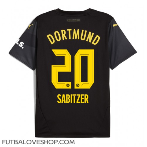 Dres Borussia Dortmund Marcel Sabitzer #20 Preč 2024-25 Krátky Rukáv